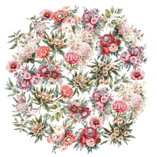 PAPERBARK BLOOMS FLORAL CREATIVE CUTS - UNIQUELY CREATIVE