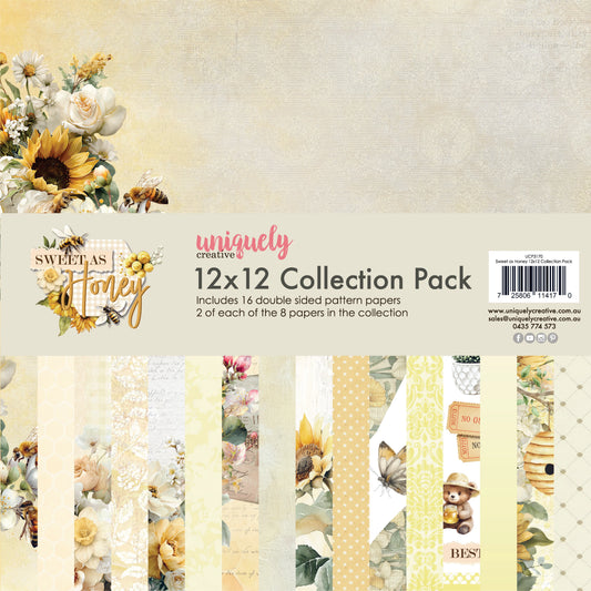 SWEET AS HONEY 12" x 12" COLLECTION PACK - UNIQUELY CREATIVE