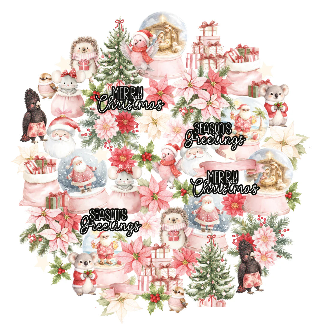 LITTLE FESTIVE THINGS CARDMAKING CREATIVE CUTS BY UNIQUELY CREATIVE