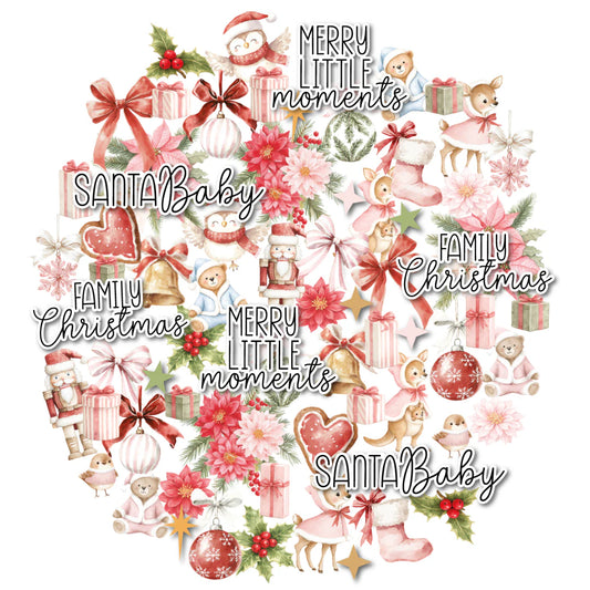 LITTLE FESTIVE THINGS SCRAPBOOKING CREATIVE CUTS BY UNIQUELY CREATIVE