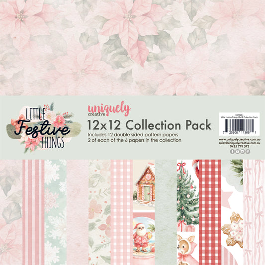 LITTLE FESTIVE THINGS 12" x 12" COLLECTION PACK - UNIQUELY CREATIVE