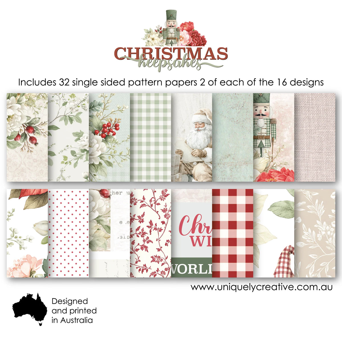 CHRISTMAS KEEPSAKES 6" x 6" COLLECTION PACK