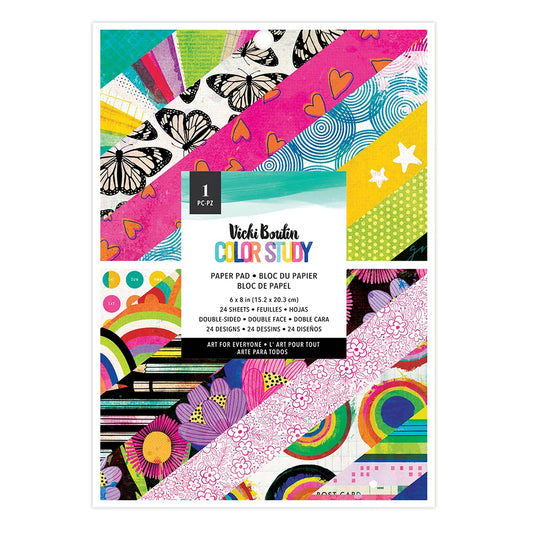COLOR STUDY 6" X 8" DOUBLE SIDED MINI PAPER PACK - VICKI BOUTIN