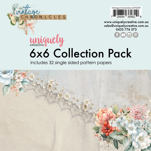 VINTAGE CHRONICLES 6" x 6" COLLECTION PACK