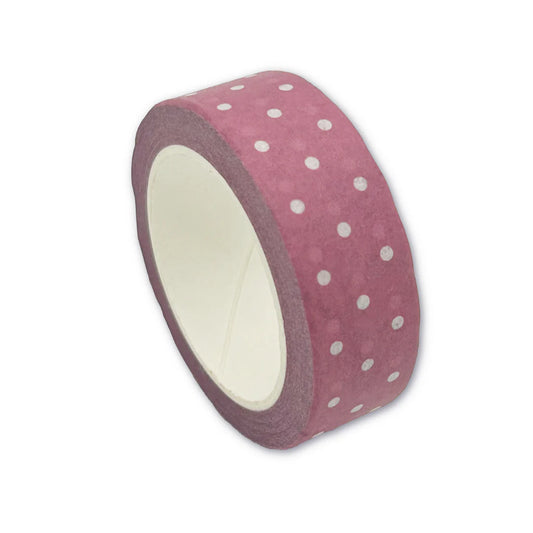 VINTAGE WALLS POLKA DOTS 15MM WASHI TAPE BY UNIQUELY CREATIVE