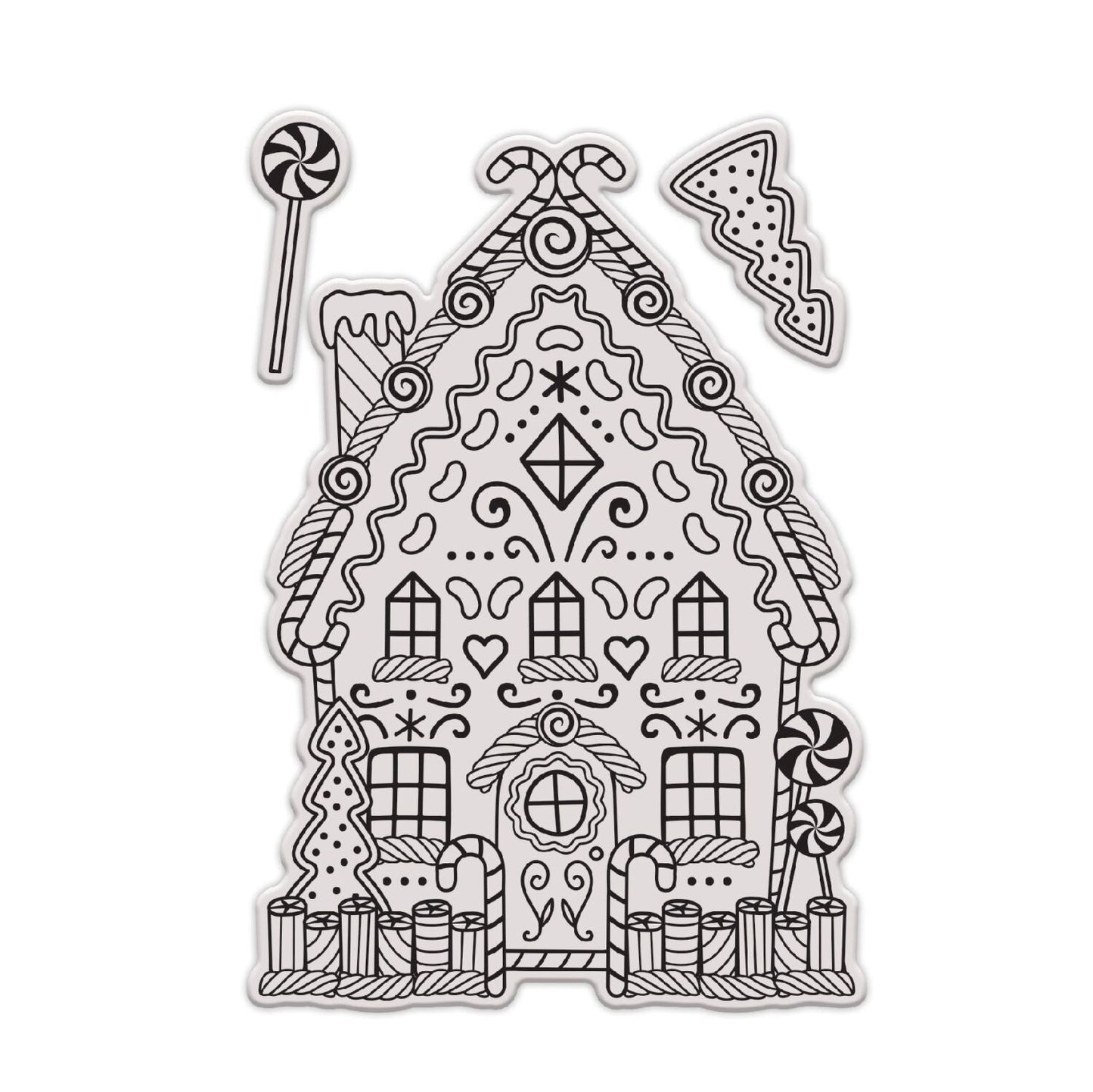 CHLOES CREATIVE CARDS DIE & STAMP SET - GINGERBREAD HOUSE