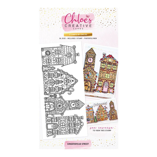 STAMPS BY CHLOE GINGERBREAD STREET CLEAR PHOTOPOLYMER STAMP