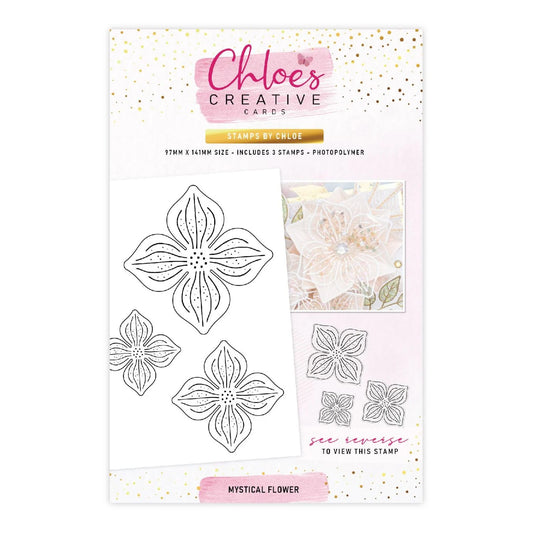 CHLOES CREATIVE CARDS MYSTICAL FLOWER PHOTOPOLYMER STAMP SET