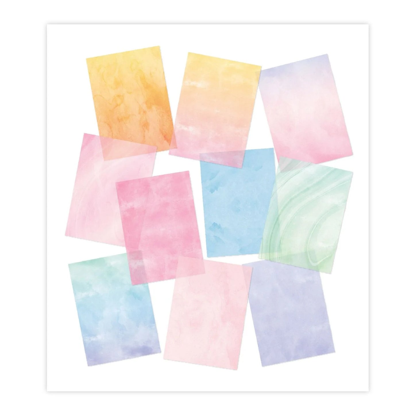 CHLOES CREATIVE CARDS DESIGNER PRINTED A4 VELLUM - SUMMER FLORALS MINI PACK