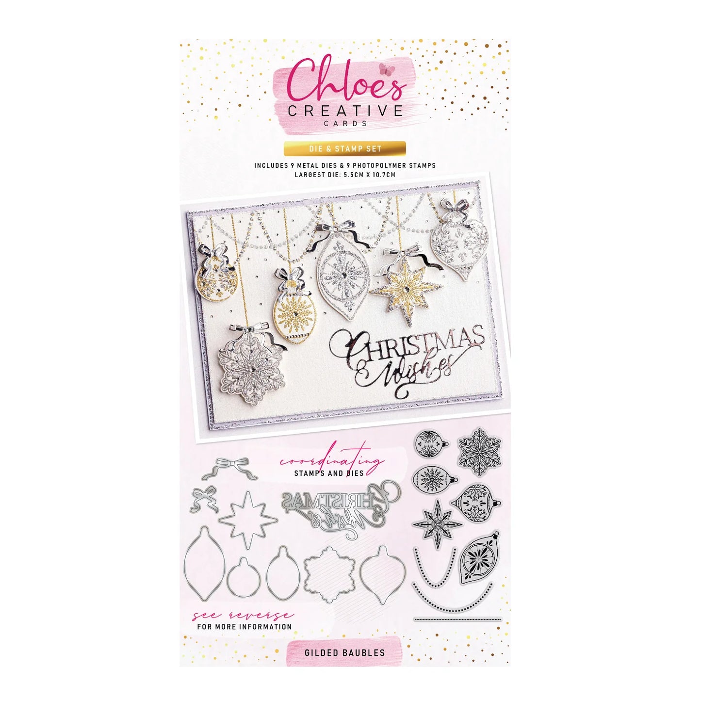 CHLOES CREATIVE CARDS GILDED CHRISTMAS COLLECTION - I NEED IT ALL BUNDLE