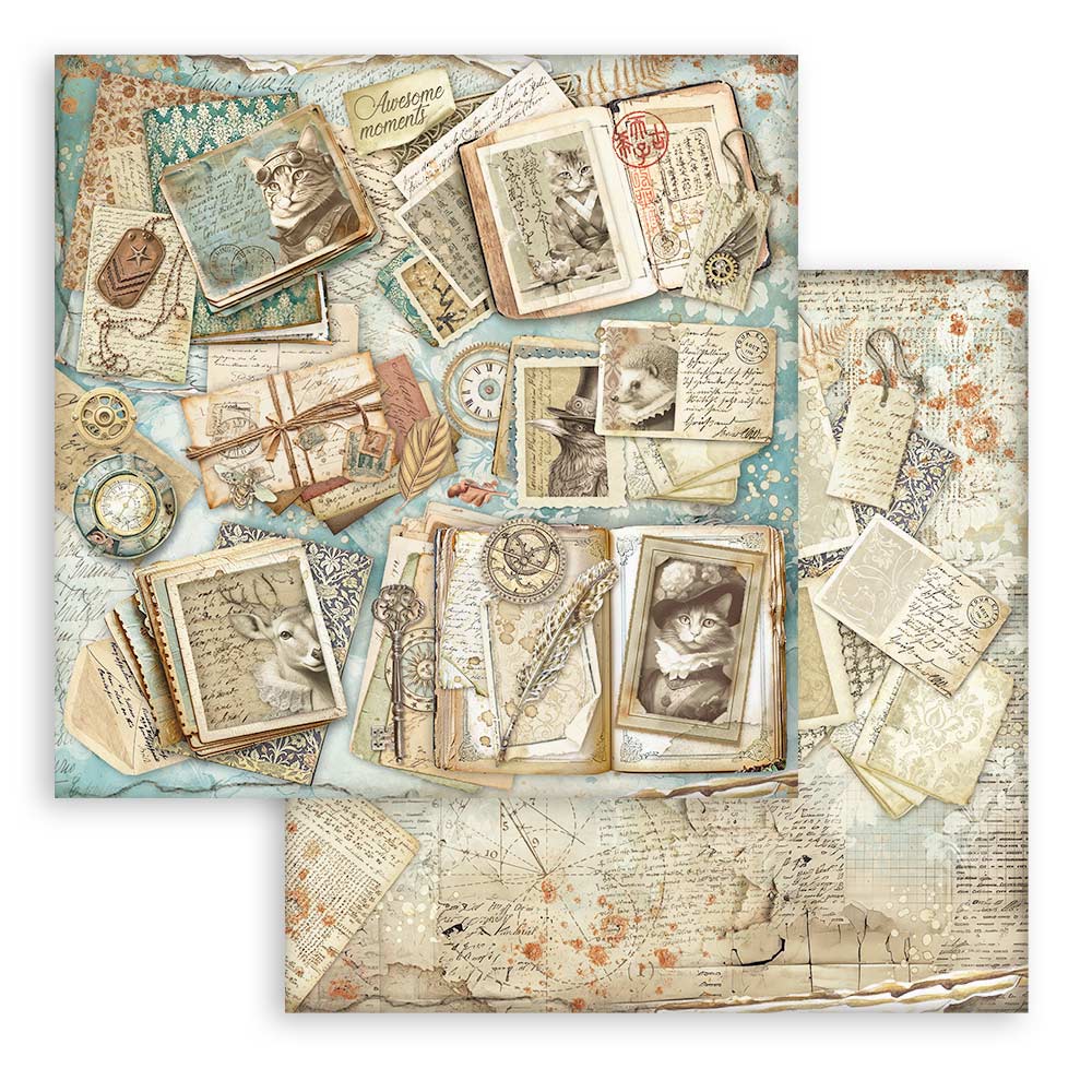 STAMPERIA DOUBLE SIDED 10 PAGE 12" X 12" PAPER PAD - ALTEREGO