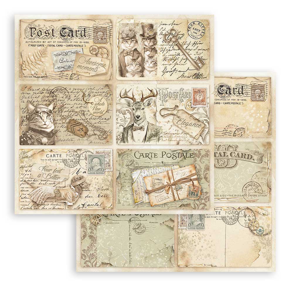 STAMPERIA DOUBLE SIDED 10 PAGE 12" X 12" PAPER PAD - ALTEREGO