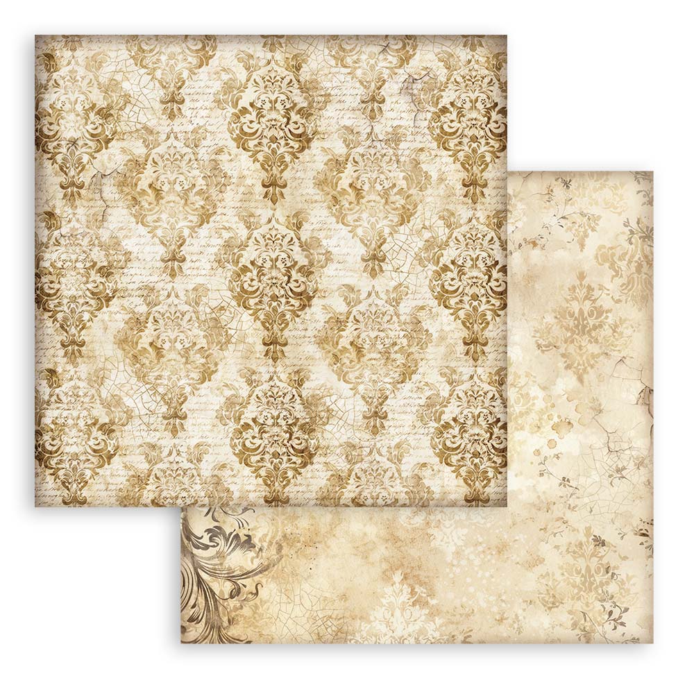 STAMPERIA DOUBLE SIDED 10 PAGE 12" X 12" PAPER PAD - MAXI BACKGROUNDS ALTEREGO