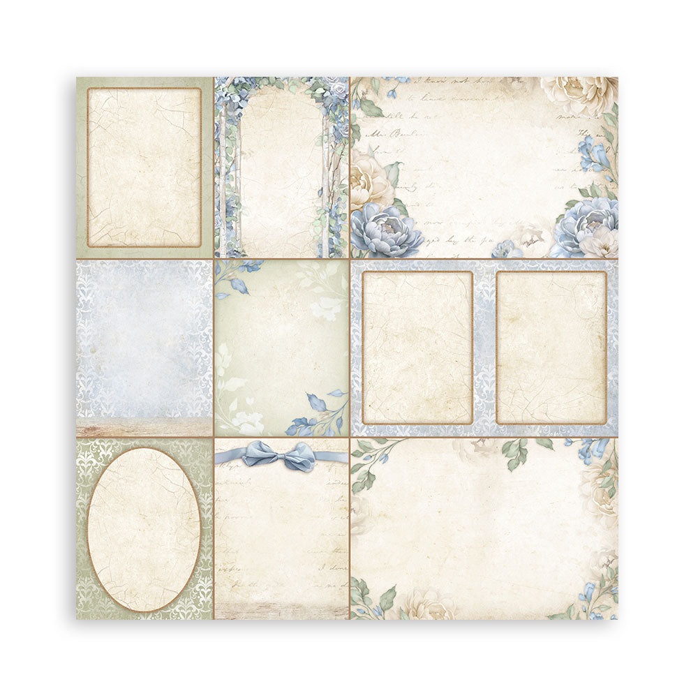 STAMPERIA 8" X 8" DOUBLE FACED PAPER PAD - TIMELESS