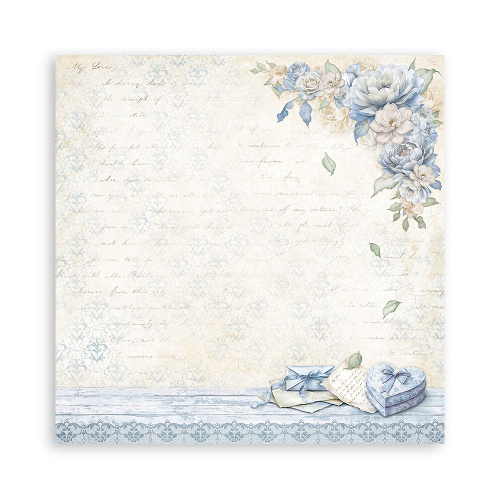 STAMPERIA 8" X 8" DOUBLE FACED PAPER PAD - TIMELESS