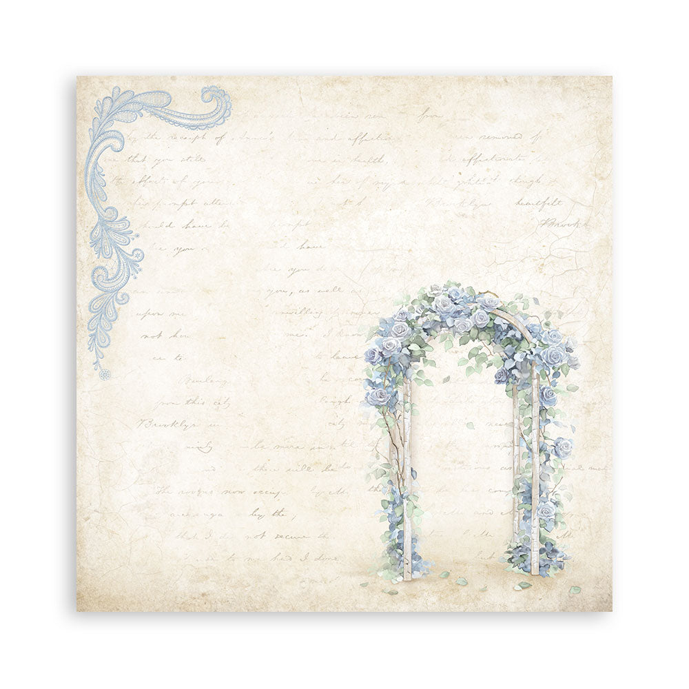 STAMPERIA 8" X 8" DOUBLE FACED PAPER PAD - TIMELESS