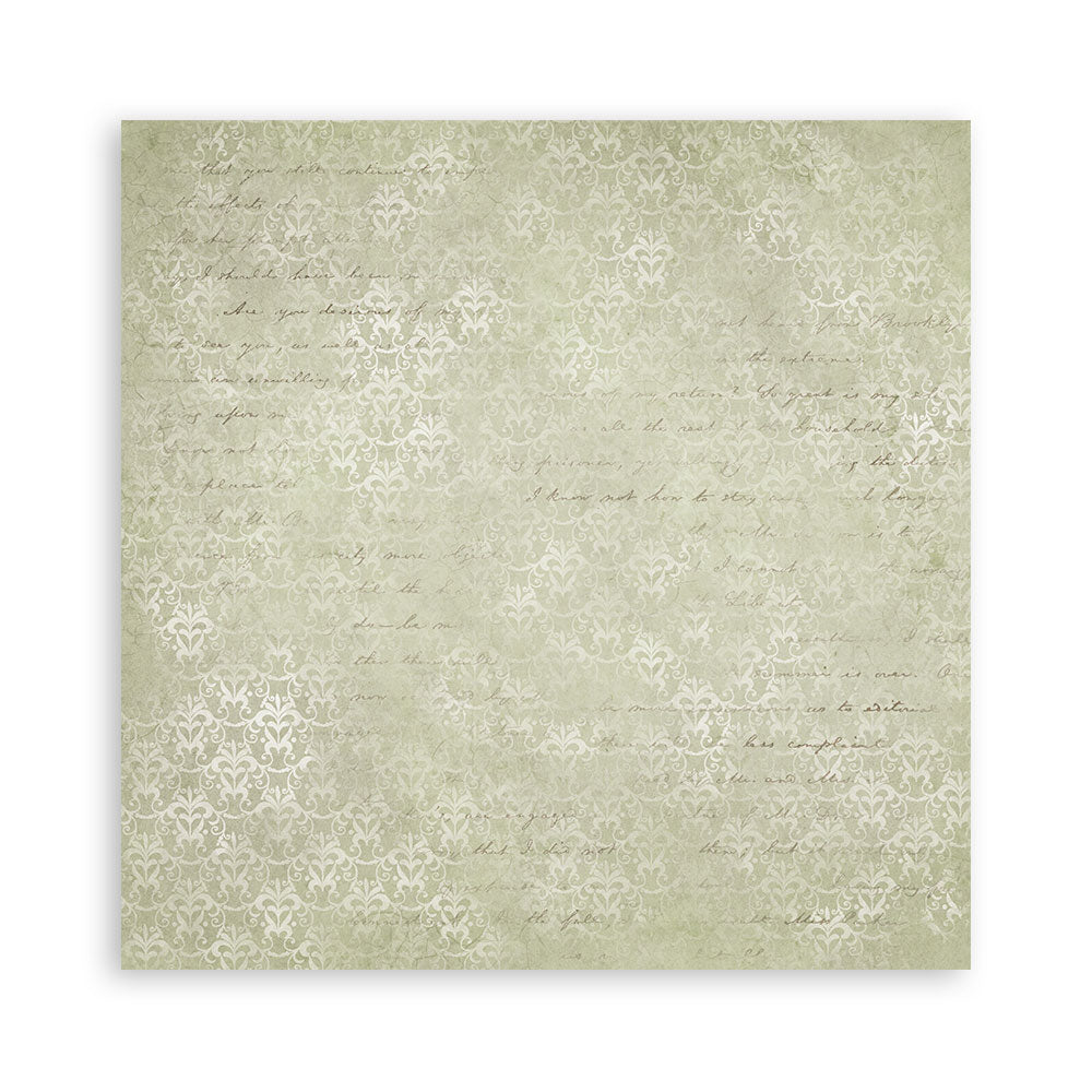 STAMPERIA 8" X 8" DOUBLE FACED PAPER PAD - TIMELESS