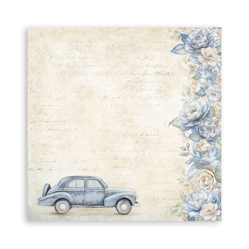 STAMPERIA 8" X 8" DOUBLE FACED PAPER PAD - TIMELESS
