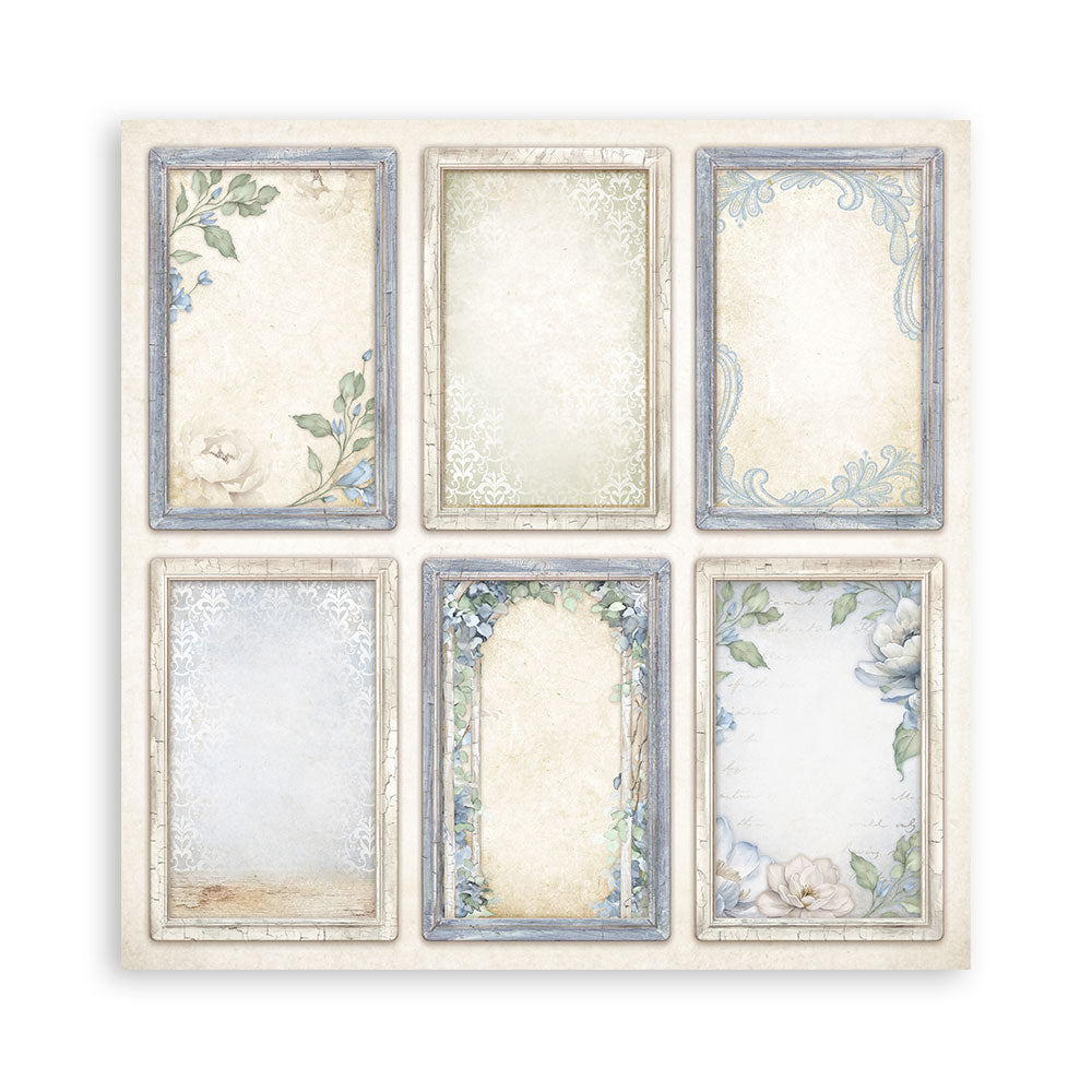 STAMPERIA 8" X 8" DOUBLE FACED PAPER PAD - TIMELESS