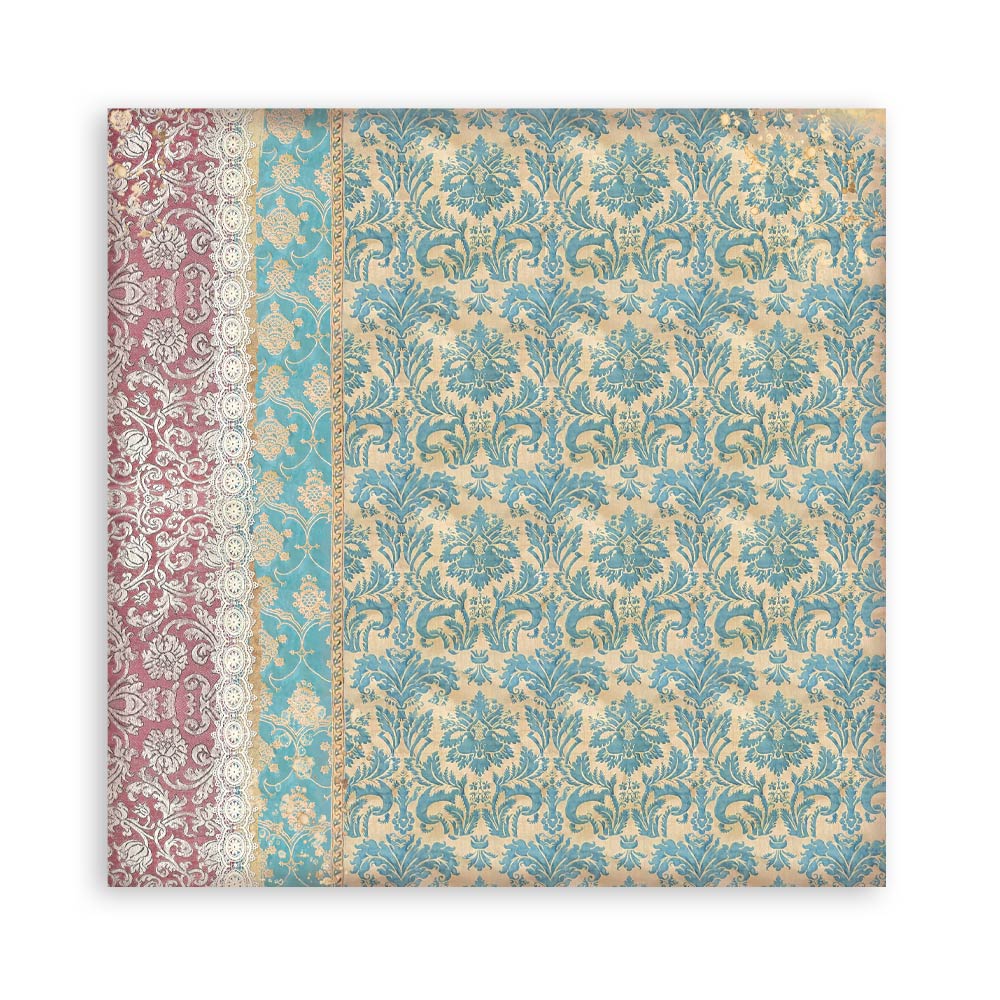 STAMPERIA 12" X 12" DOUBLE FACED PAPER PAD - VENICE CITY OF ART