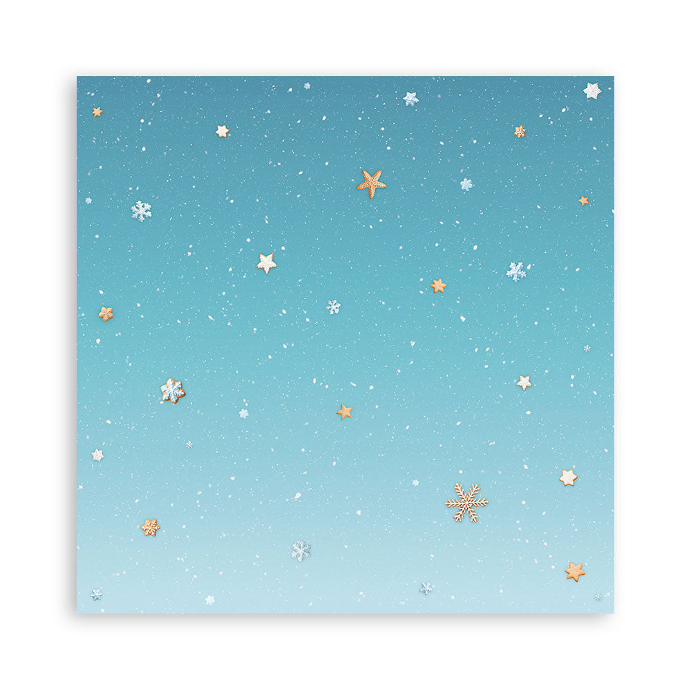 STAMPERIA 8" X 8" DOUBLE FACED PAPER PAD - CANDY CHRISTMAS