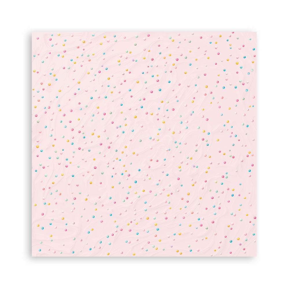 STAMPERIA 8" X 8" DOUBLE FACED PAPER PAD - CANDY CHRISTMAS