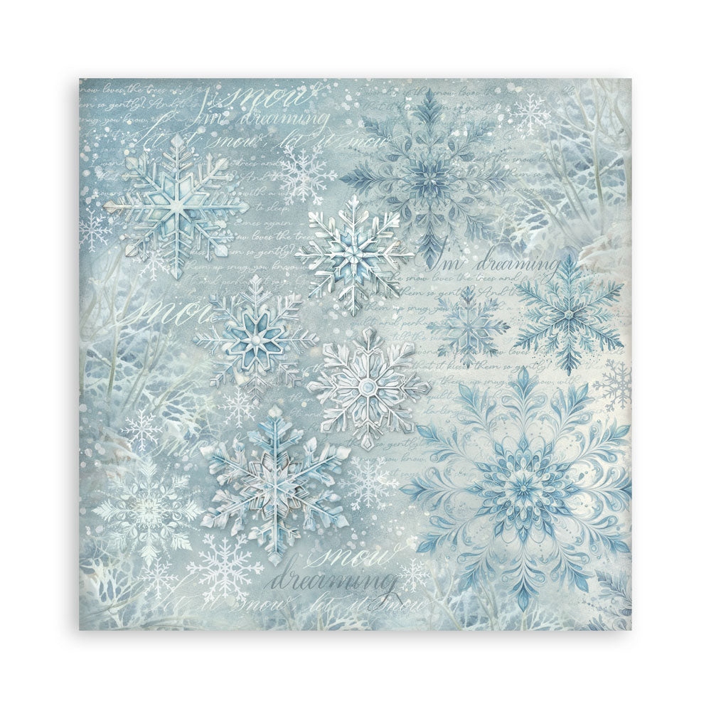 STAMPERIA 8" X 8" DOUBLE FACED PAPER PAD - THE OWL'S HOUSE