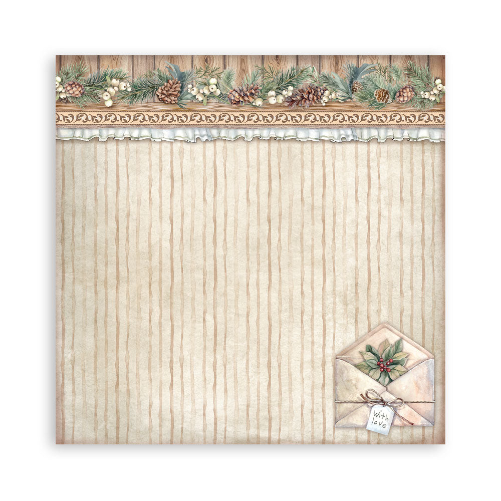 STAMPERIA 8" X 8" DOUBLE FACED PAPER PAD - THE OWL'S HOUSE