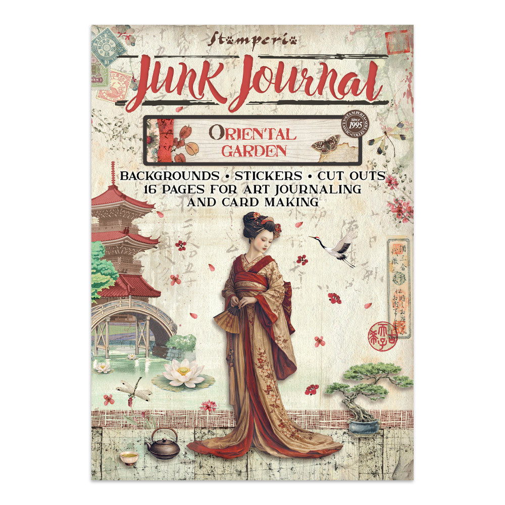 STAMPERIA JUNK JOURNAL - ORIENTAL GARDEN