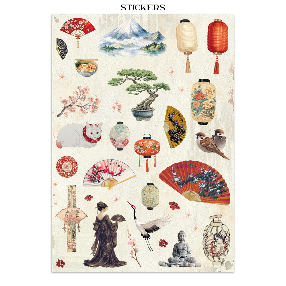 STAMPERIA JUNK JOURNAL - ORIENTAL GARDEN