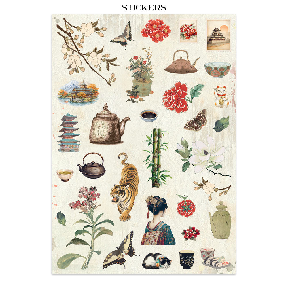 STAMPERIA JUNK JOURNAL - ORIENTAL GARDEN