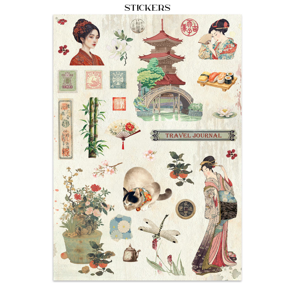 STAMPERIA JUNK JOURNAL - ORIENTAL GARDEN