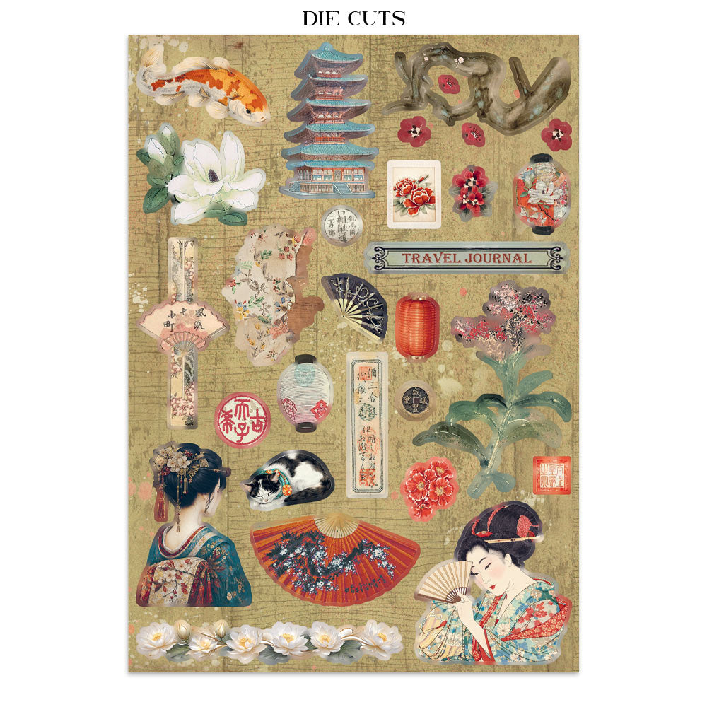 STAMPERIA JUNK JOURNAL - ORIENTAL GARDEN