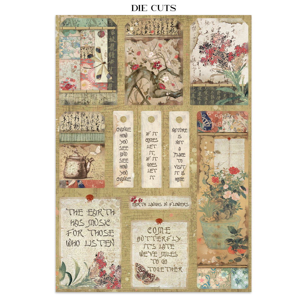 STAMPERIA JUNK JOURNAL - ORIENTAL GARDEN