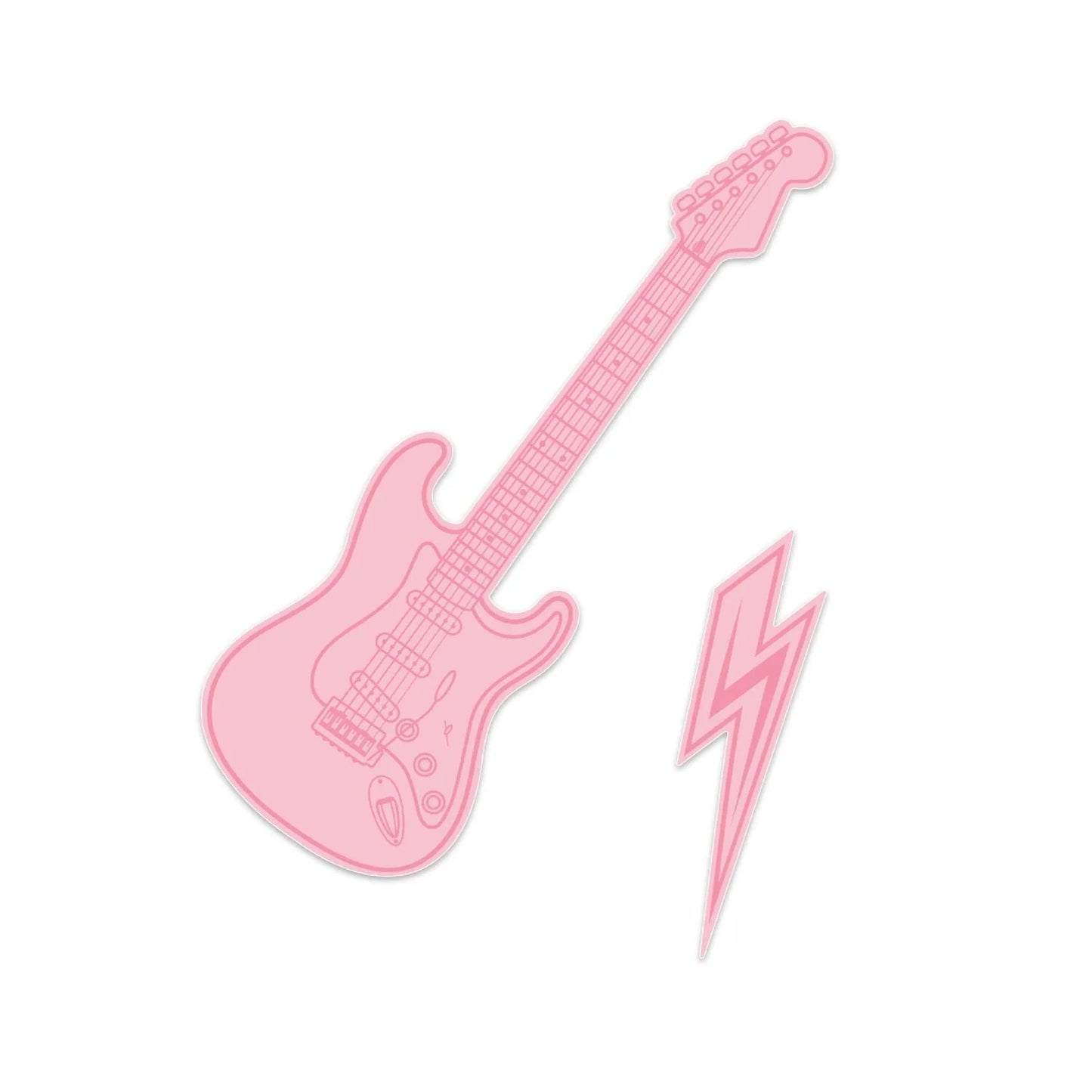CHLOES CREATIVE CARDS DIE & STAMP SET - ROCK STAR GUITAR