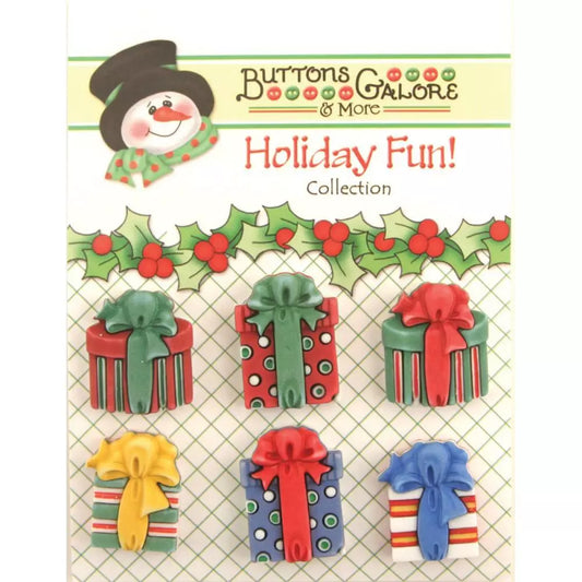 CHRISTMAS PRESENT BUTTONS
