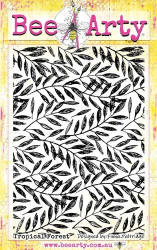 TROPICAL FOREST STAMP SET - BEE ARTY