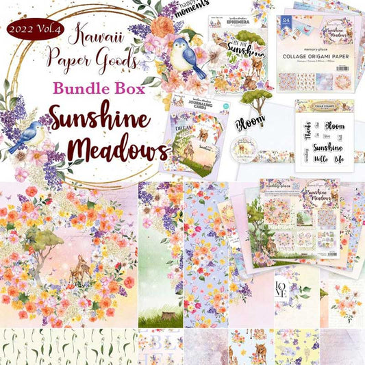 MEMORY PLACE SUNSHINE MEADOWS COLLECTION - KAWAII PAPER GOODS BUNDLE