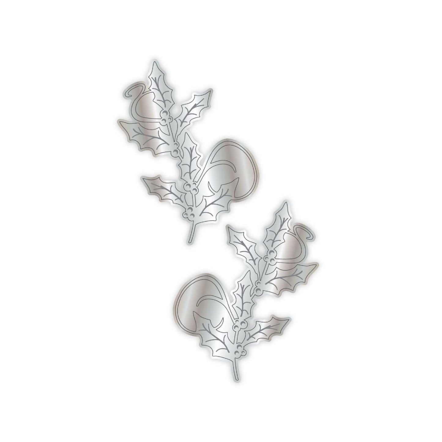 CHLOES CREATIVE CARDS METAL DIE SET - SWIRLY HOLLY