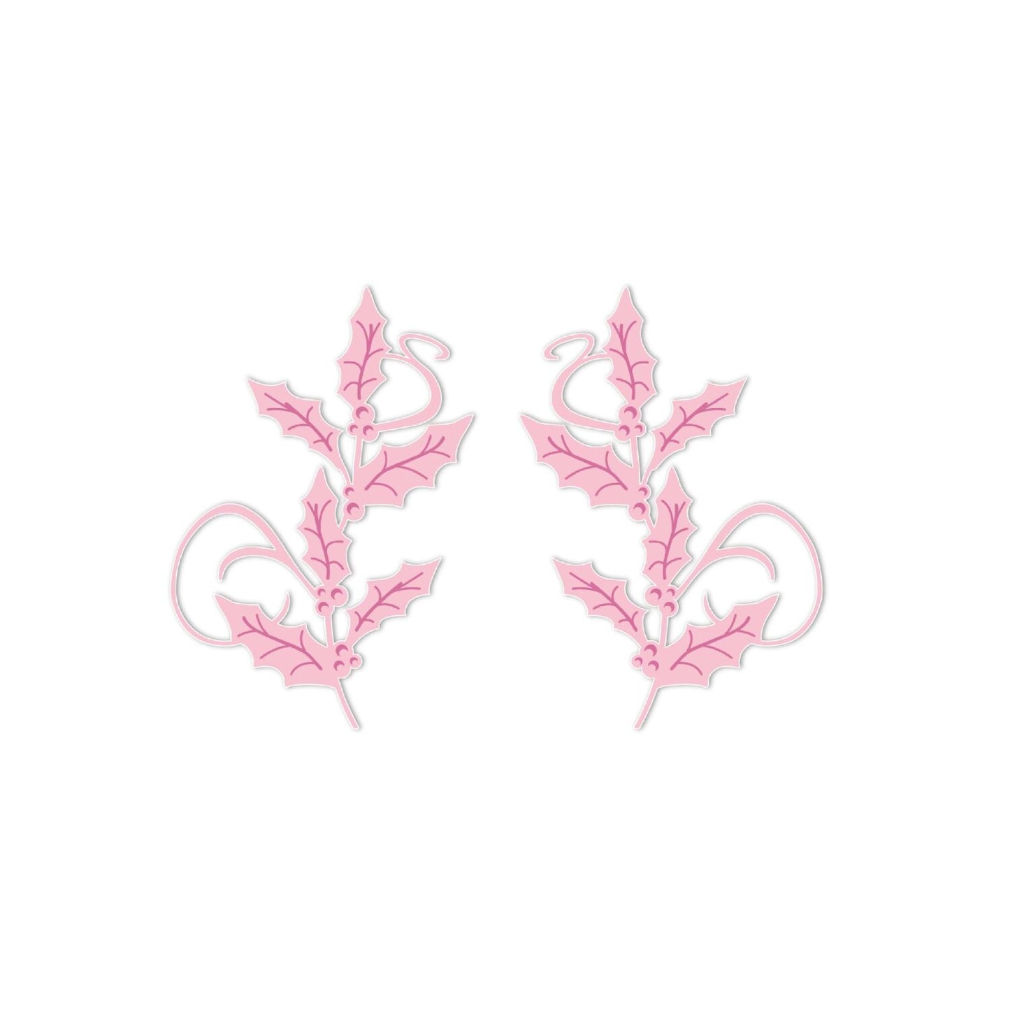 CHLOES CREATIVE CARDS METAL DIE SET - SWIRLY HOLLY