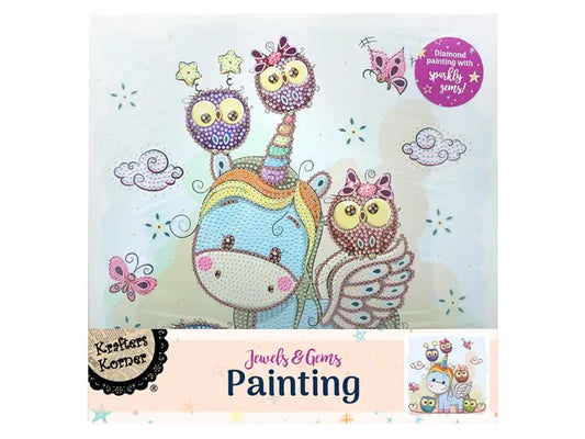 JEWELS & GEMS DIAMOND PAINTING KIT - UNICORN