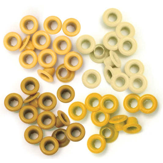 YELLOW EYELETS - WE R MEMORY KEEPERS