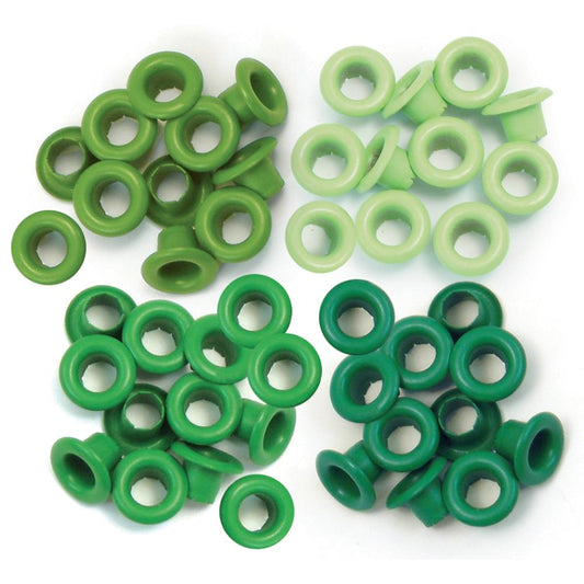 GREEN EYELETS - WE R MEMORY KEEPERS