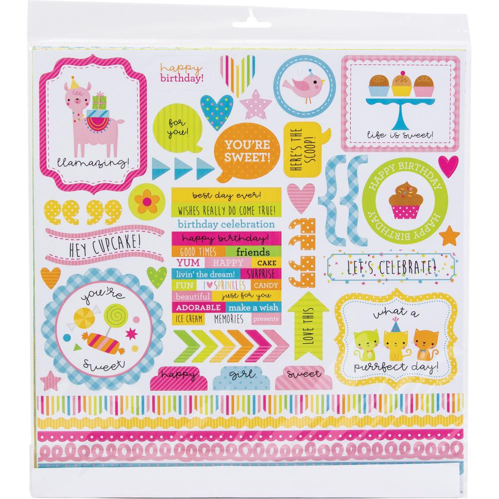 HEY CUPCAKE 12" X 12" COLLECTION PACK BY DOODLEBUG DESIGN INC