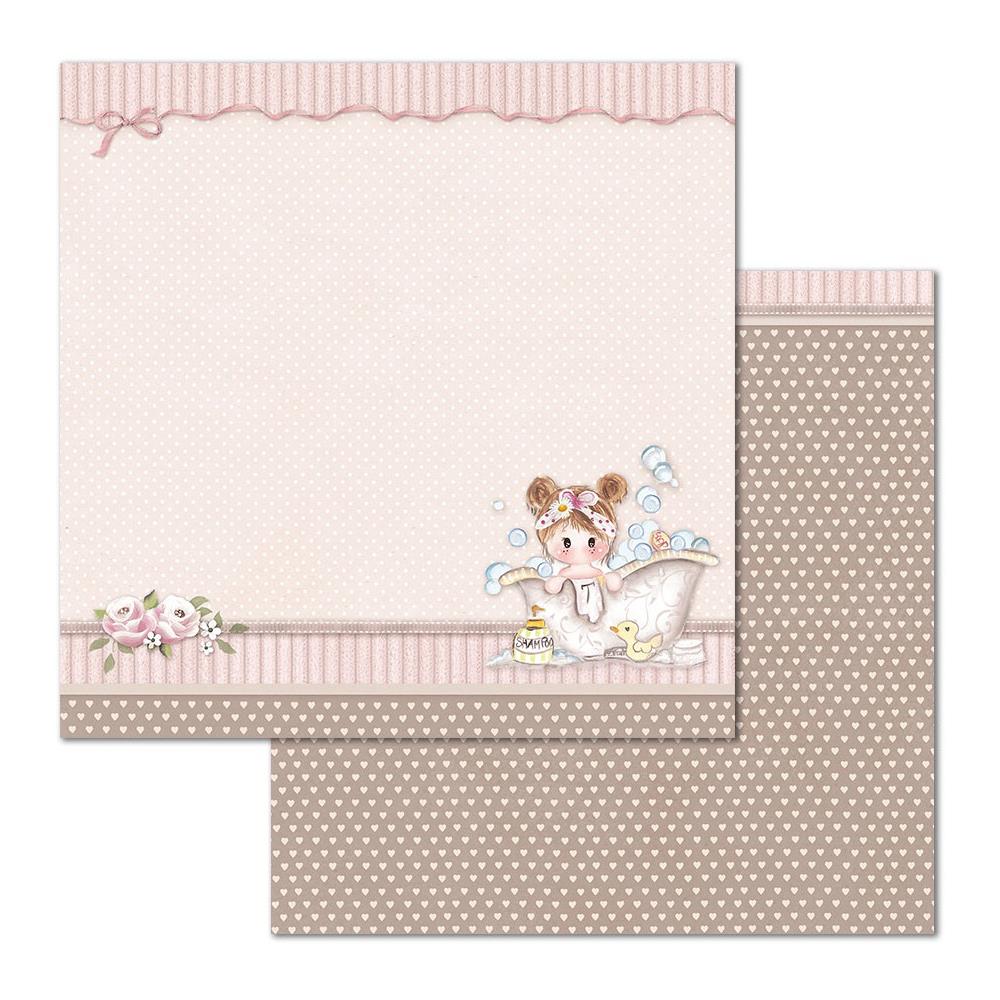 STAMPERIA DOUBLE SIDED 10 PAGE 12" X 12" PAPER PAD - LITTLE GIRL