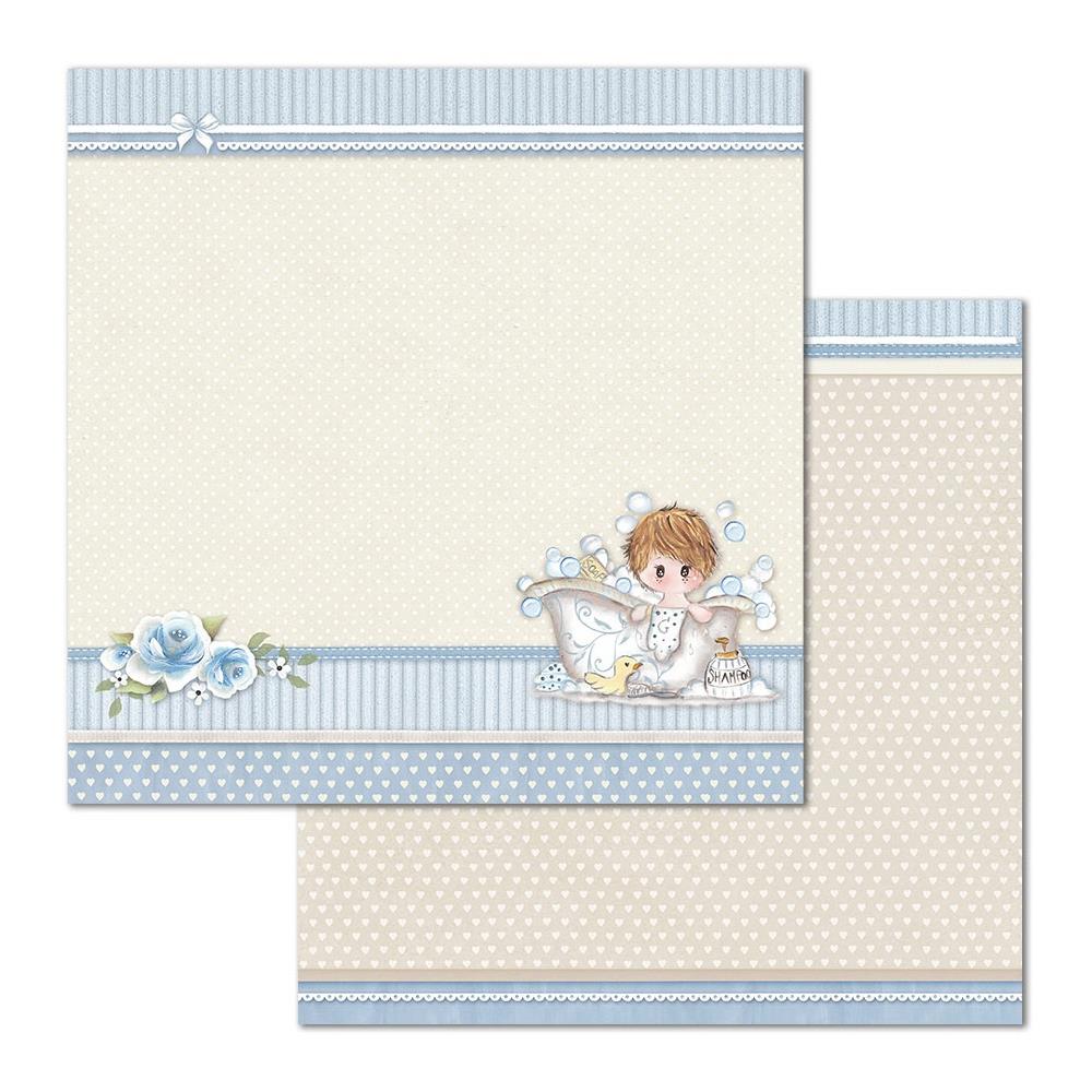 STAMPERIA DOUBLE SIDED 10 PAGE 12" X 12" PAPER PAD - LITTLE BOY