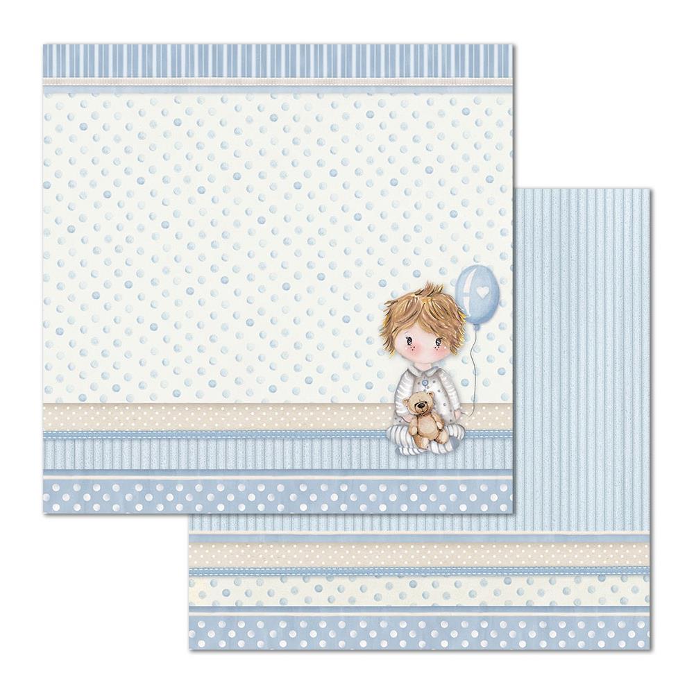 STAMPERIA DOUBLE SIDED 10 PAGE 12" X 12" PAPER PAD - LITTLE BOY