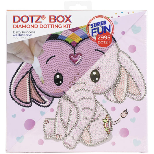 DOTZ BOX DIAMOND DOTTING KIT - BABY PRINCESS DESIGN