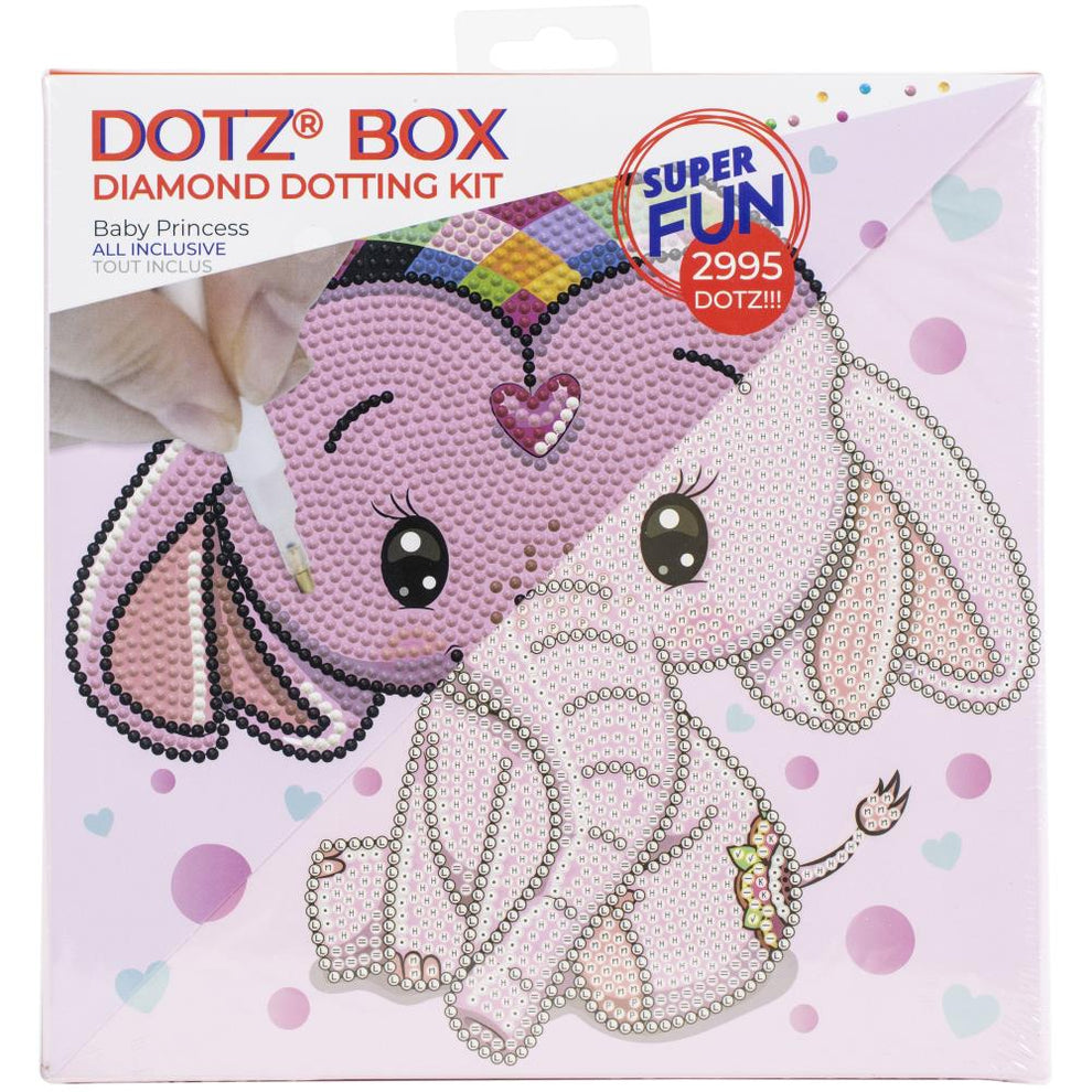 DOTZ BOX DIAMOND DOTTING KIT   BABY PRINCESS DESIGN   Lou Lou's Collection