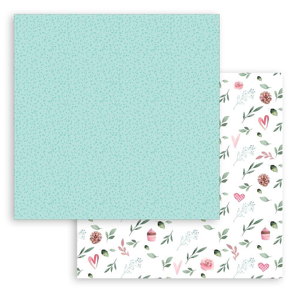 CHRISTMAS ROSE SINGLE SIDED 22 PAGE MAXI 12" X 12" PAPER PAD BY STAMPERIA